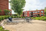 The Outdoor Lounge Area at Central Lofts is the Perfect Spot for Soaking Up the Sun